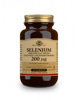 SOLGAR SELENIO LEV 200MCG 50COM