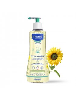 MUSTELA STELATOPIA ACEITE DE DUCHA Y BAÑO 500 ML