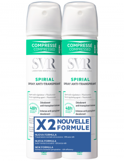 SVR SPIRIAL SPRAY ANTI-TRANSPIRANTE DUPLO 2X75ML