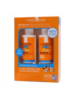 LA ROCHE POSAY ANTHELIOS DERMO-PEDIATRICS SPF50+ SPRAY INVISIBLE 200ML DUPLO