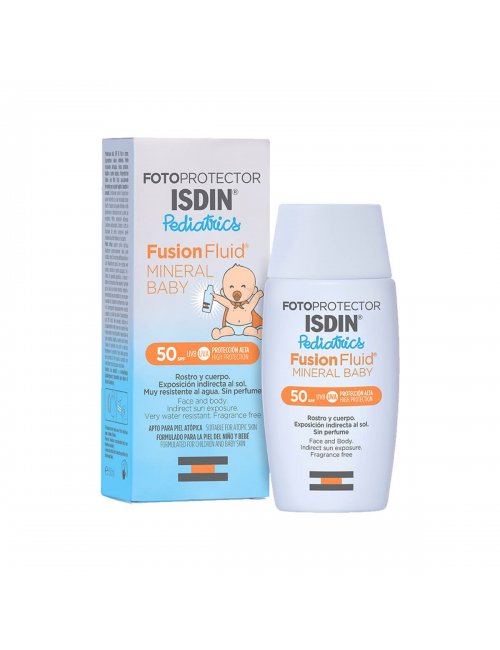 ISDIN FOTOPROTECTOR PEDIATRICS FUSION FLUID MINERAL BABY...