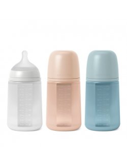 SUAVINEX SELECTION BIBERON SILICONA SOFT COLOUR 3M+ 240 ML