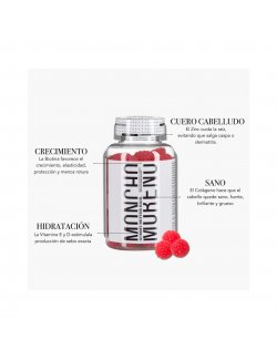 MONCHO MORENO GUMMY BETTER HAIR 60 UNIDADES