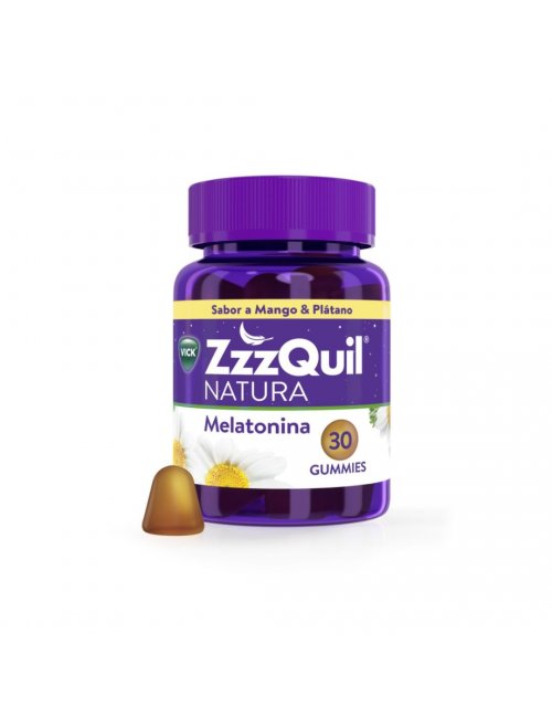 ZZZQUIL NATURA 30 GUMMIES SABOR MANGO & PLATANO