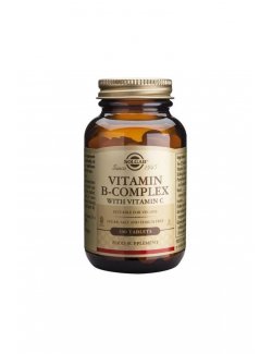 SOLGAR B-COMPLEX CON VITAMINA C 100 COMPRIMIDOS