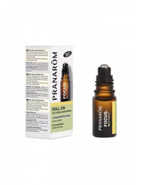 PRANAROM AROMABOOST FOCUS ROLL-ON 5ML