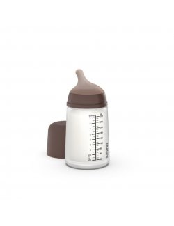 SUAVINEX ZERO ZERO BIBERON ANTICOLICO T SILICONA + 3 MESES  270ML TALLA M TONO CARAMEL