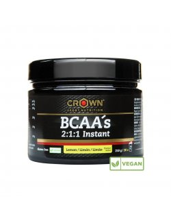 CROWN SPORT NUTRITION BCAA'S 2:1:1 INSTANT LIMON 210G