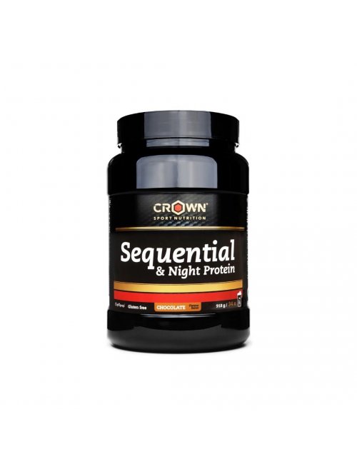 CROWN SPORT NUTRITION SEQUENTIAL & NIGHT PROTEIN SABOR...