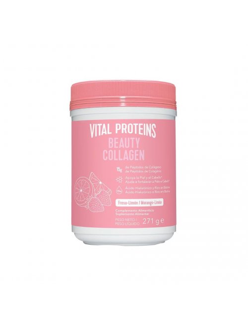 VITAL PROTEINS BEAUTY COLLAGEN  SABOR FRESA - LIMÓN 271G