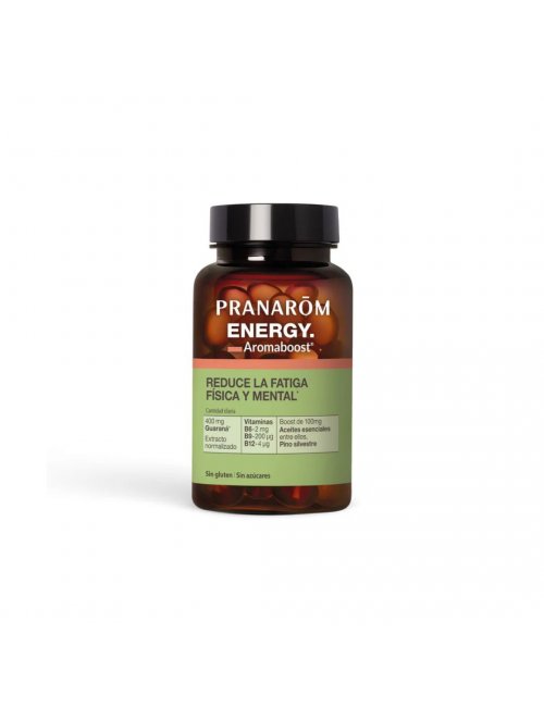 PRANAROM AROMABOOST ENERGY 60 CAPSULAS