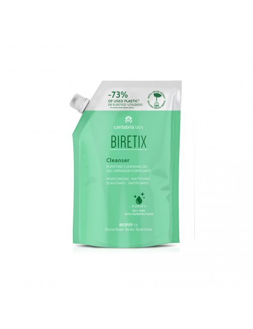 BIRETIX CLEANSER GEL LIMPIADOR PURIFICANTE REFILL 400 ML