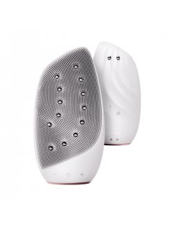 GESKE SONIC THERMO FACIAL BRUSH & LIFTER 8 IN 1 WHITE GOLD ROSE