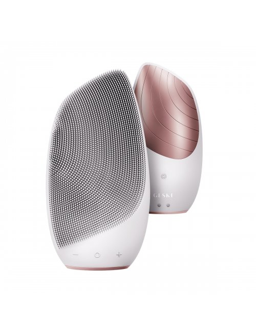 GESKE SONIC THERMO FACIAL BRUSH 6 IN 1 WHITE ROSE GOLD
