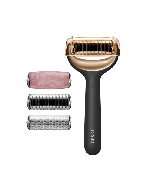 GESKE MICRONEEDLE FACE & BODY ROLLER 9 IN 1 BLACK GOLD