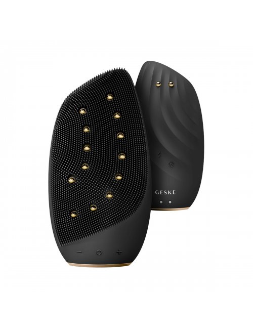 GESKE SONIC THERMO FACIAL BRUSH & LIFTER 8 IN 1 BLACK GOLD