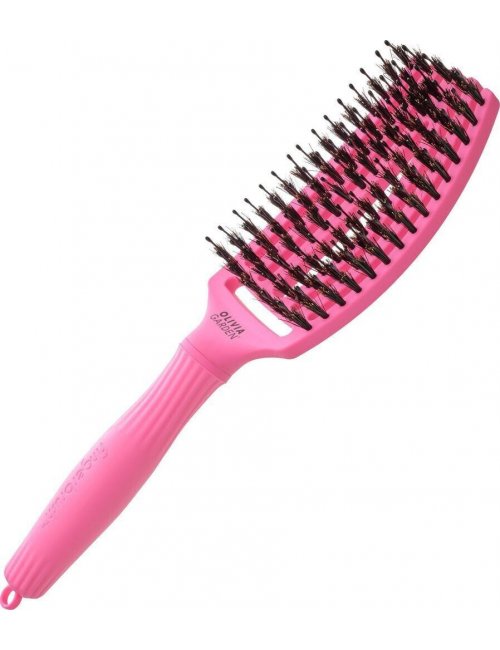 OLIVIA GARDEN CEPILLO FINGER MEDIUM BUBBLE PINK
