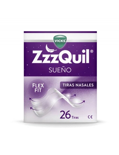 ZZZQUIL SUEÑO 26 TIRAS NASALES