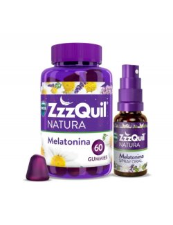 ZZZQUIL PACK NATURA 60 GUMMIES + 1 SPRAY 30 ML