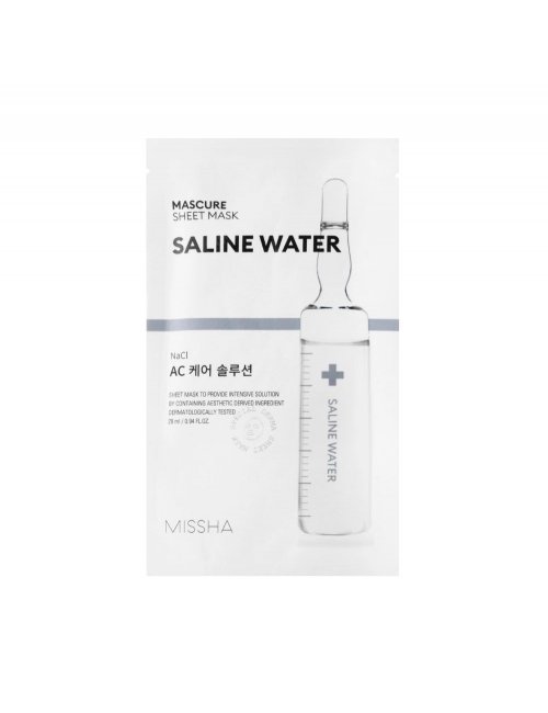 MISSHA MASCURE SHEET MASK SALINE WATER