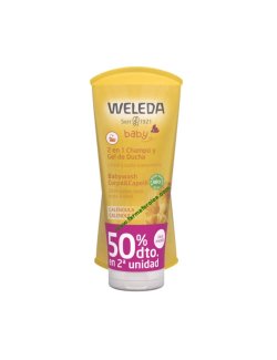 WELEDA BABY PACK CHAMPU Y GEL DE DUCHA DE CALENDULA 2X200 ML