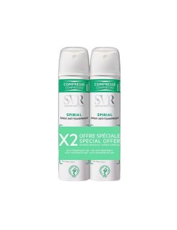SVR SPIRIAL SPRAY ANTI-TRANSPIRANTE DUPLO 2X75ML