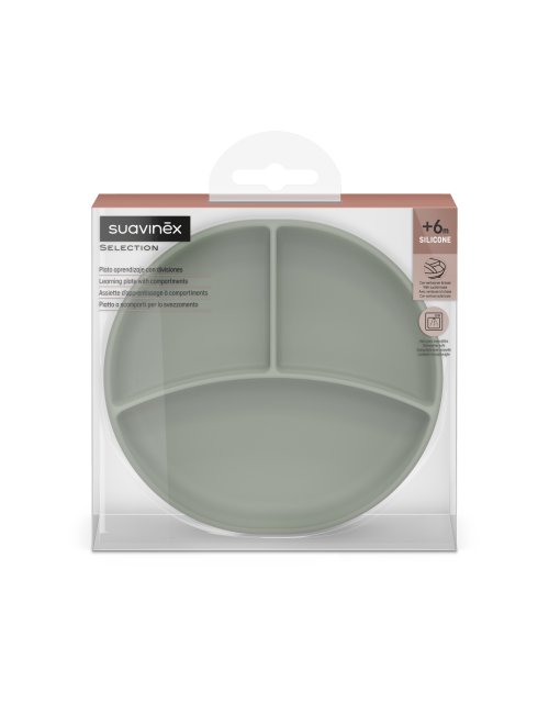 SUAVINEX SELECTION PLATO CON DIVISIONES SILICONA + 4...