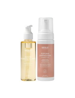 SEGLE CLINICAL PACK DOBLE LIMPIEZA: ACEITE DESMAQUILLANTE 150ML + ESPUMA LIMPIADORA 150ML
