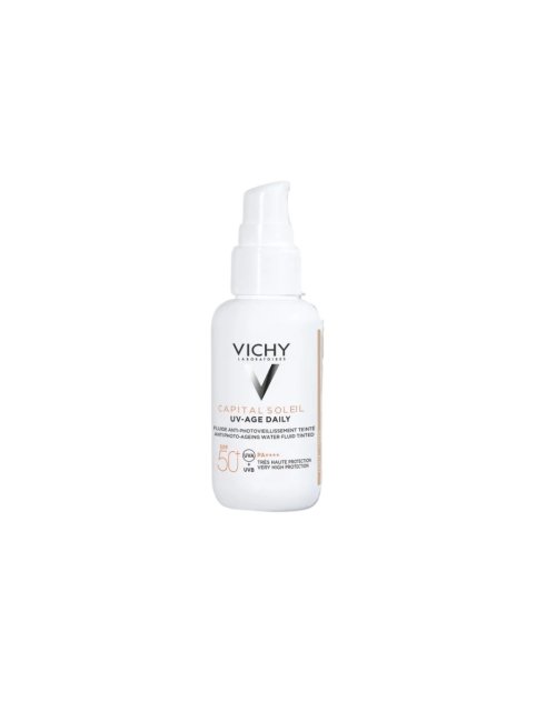 VICHY CAPITAL SOLEIL UV-AGE DAILY COLOR TONO CLARO SPF50+...