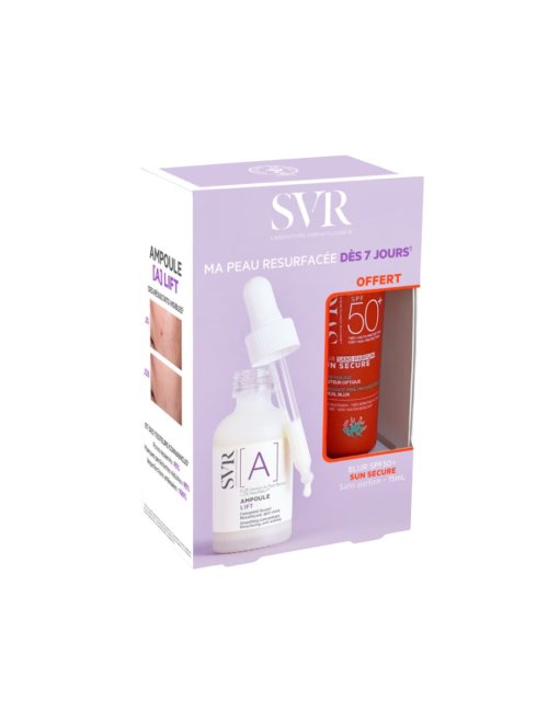 SVR PACK AMPOULE LIFT A + SUN SECURE BLUR SPF50+ SIN PERFUME