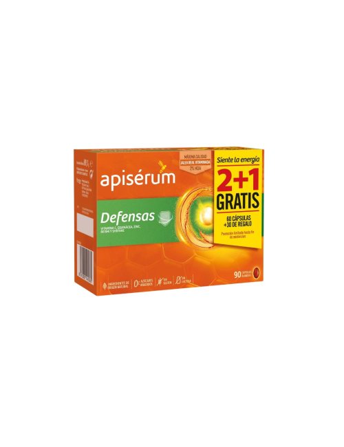 APISERUM DEFENSAS 30 CAPSULAS PACK AHORRO 3 MESES