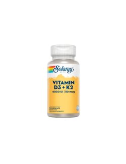SOLARAY VITAMIN D3+K2 120 VEGCAPS