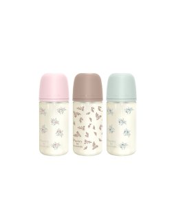 SUAVINEX SX PRO ANTICOLICO BIBERON VIDRIO TETINA FISIOLOGICA POETRY FLUJO M + 3 M 1 U 240 ML