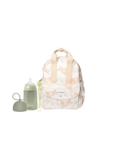 SUAVINEX MOCHILA MAT POETRY COLOR BEIGE ESTAMPADO + REGALO