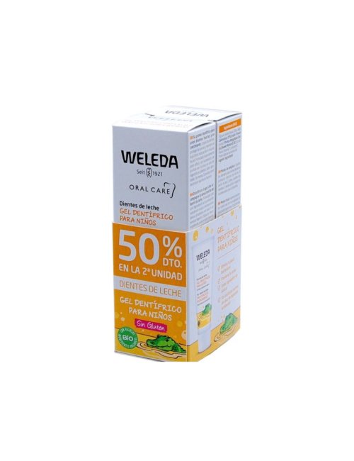 WELEDA ORAL CARE GEL DENTIFRICO NIÑOS PACK 2X50ML