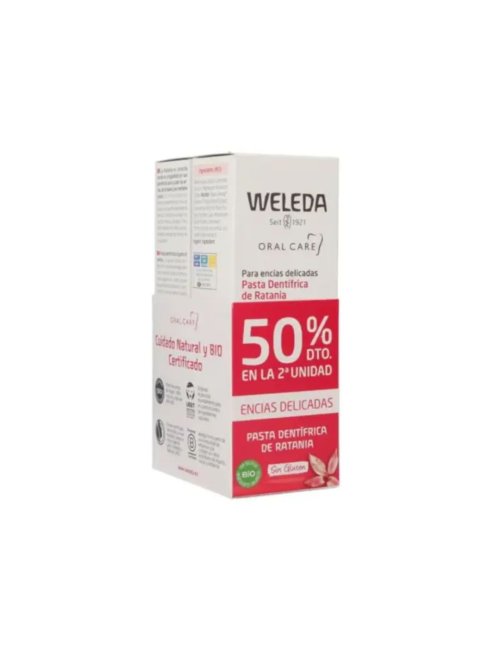 WELEDA ORAL CARE PASTA DENTIFRICA RATANIA PACK 2X75ML