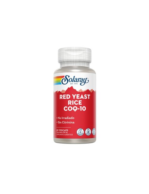 SOLARAY RED YEAST RICE COQ-10 60 VEGCAPS