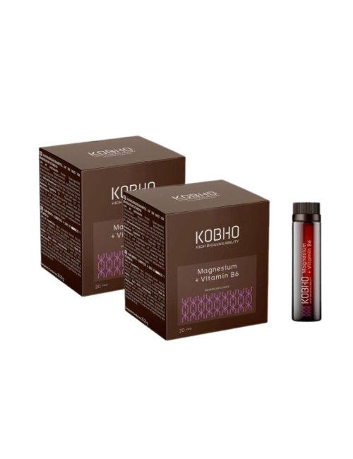 KOBHO PACK MAGNESIO + VITAMINA B6 2X20ML