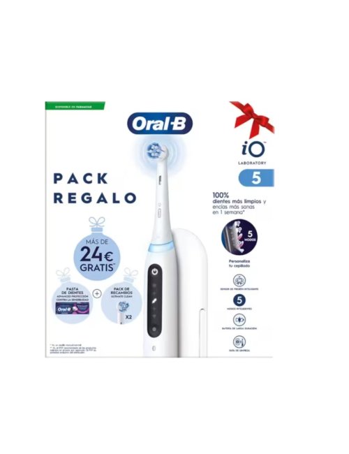 ORAL B CEPILLO ELECTR IO 5 PACK PASTA + RECAMBIOS