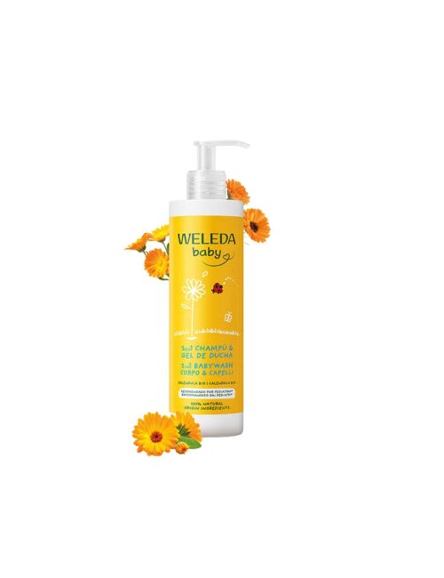 WELEDA BABY CHAMPU Y GEL DE DUCHA DE CALENDULA 400 ML
